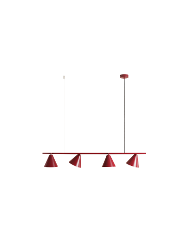 Aldex Lampa Wisząca Form 4 Red Wine 4 x max 15W LED (1108L15) - produkt 2