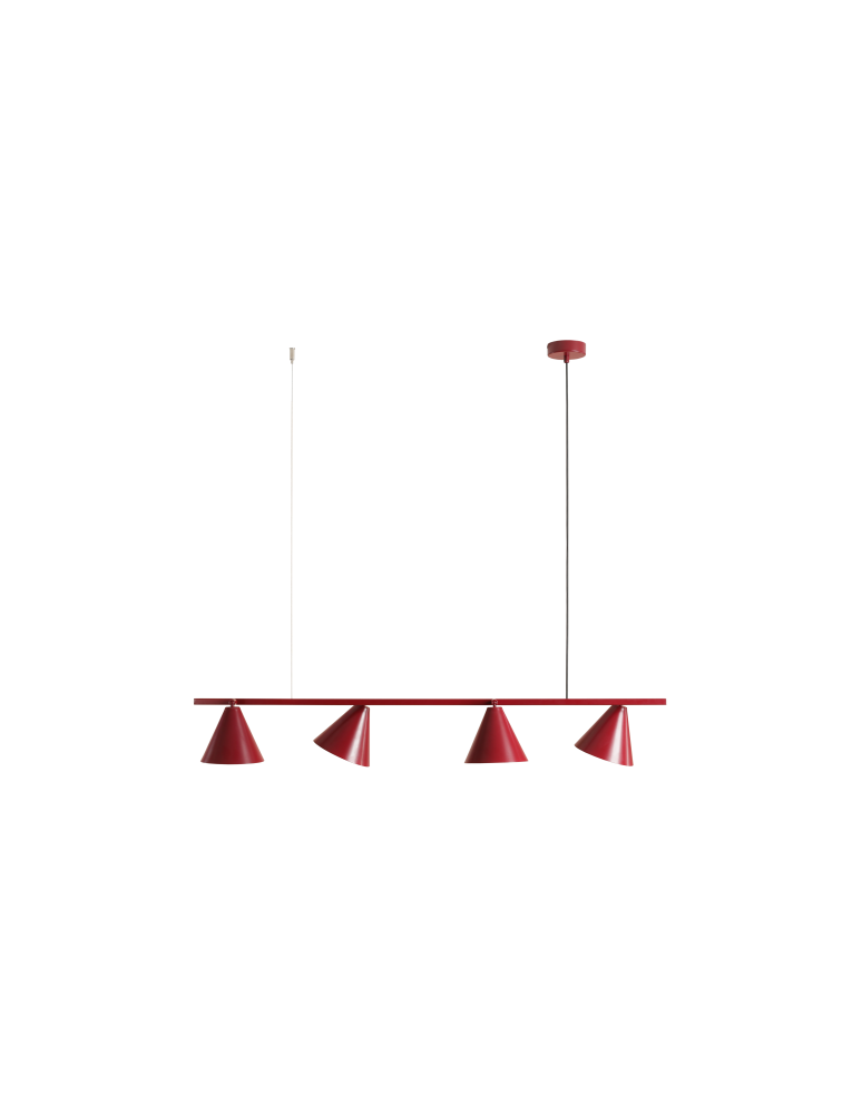 Aldex Lampa Wisząca Form 4 Red Wine 4 x max 15W LED (1108L15) Aldex Lampa Wisząca Form 4 Red Wine 4 x max 15W LED (1108L15)