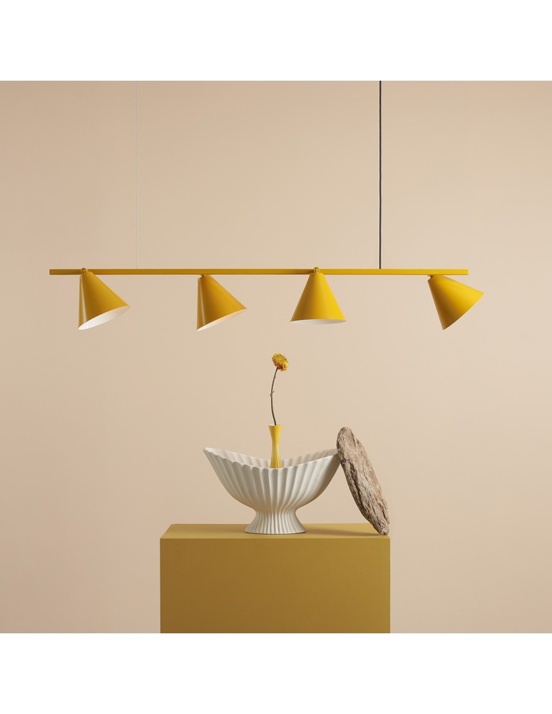 Aldex Lampa Wisząca Form 4 Mustard 4 x max 15W LED (1108L14) Aldex Lampa Wisząca Form 4 Mustard 4 x max 15W LED (1108L14)