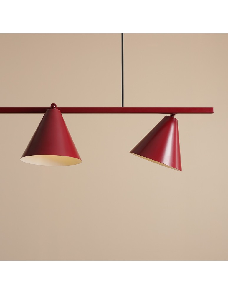 Aldex Lampa Wisząca Form 4 Red Wine 4 x max 15W LED (1108L15) Aldex Lampa Wisząca Form 4 Red Wine 4 x max 15W LED (1108L15)