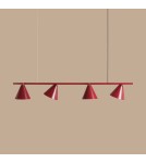 Aldex Lampa Wisząca Form 4 Red Wine 4 x max 15W LED (1108L15) Aldex Lampa Wisząca Form 4 Red Wine 4 x max 15W LED (1108L15)
