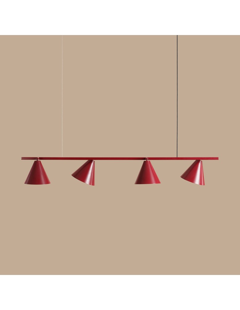 Aldex Lampa Wisząca Form 4 Red Wine 4 x max 15W LED (1108L15) Aldex Lampa Wisząca Form 4 Red Wine 4 x max 15W LED (1108L15)