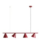 Aldex Lampa Wisząca Form 4 Red Wine 4 x max 15W LED (1108L15) Aldex Lampa Wisząca Form 4 Red Wine 4 x max 15W LED (1108L15)