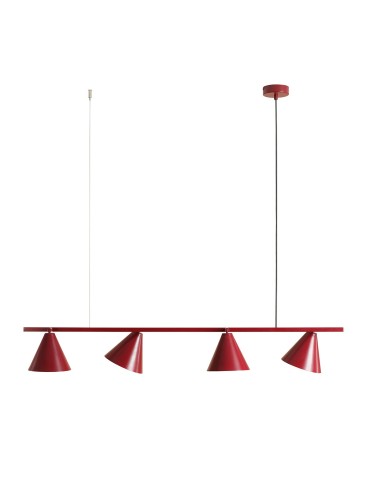 Aldex Lampa Wisząca Form 4 Red Wine 4 x max 15W LED (1108L15)