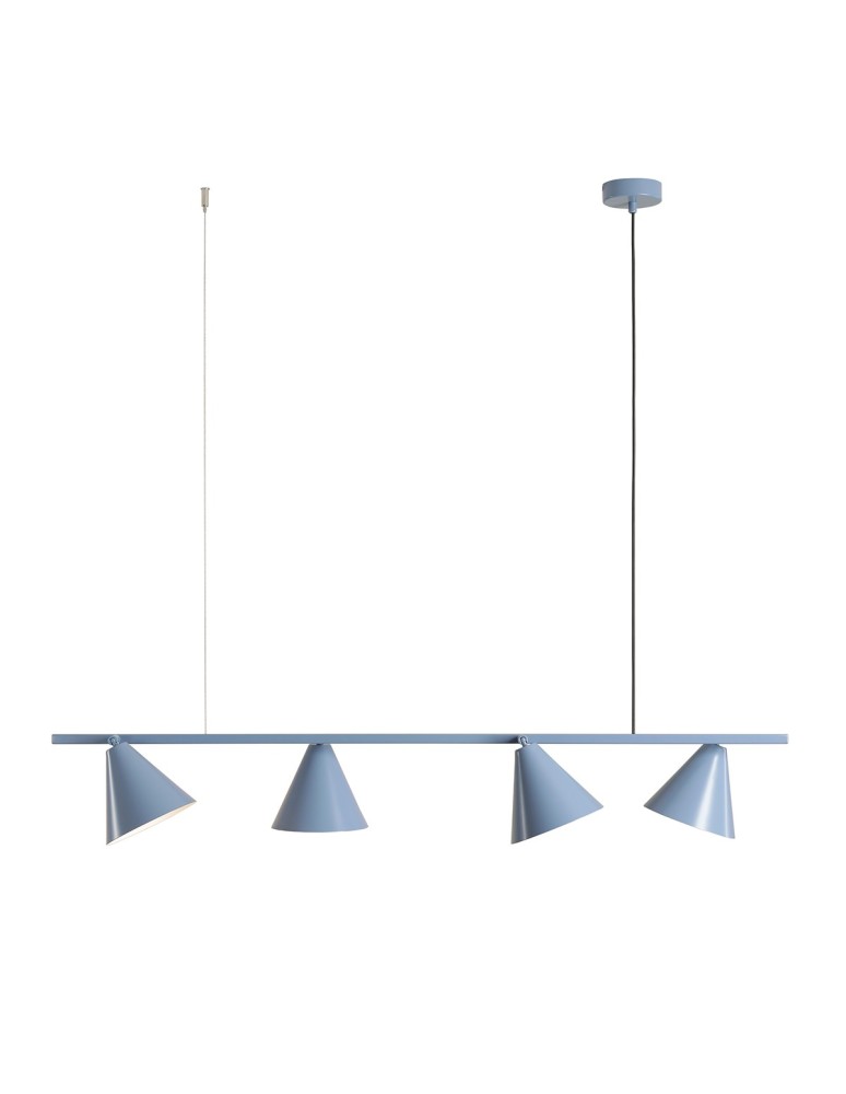 Aldex Lampa Wisząca Form 4 Dusty Blue 4 x max 15W LED (1108L16)