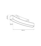Milagro ROUND MAGNETIC TRACK 10W 3000K śr. 900mm ML8689 Milagro ROUND MAGNETIC TRACK 10W 3000K śr. 900mm ML8689