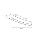 Milagro ROUND MAGNETIC TRACK 6W 3000K śr. 600mm ML8691 Milagro ROUND MAGNETIC TRACK 6W 3000K śr. 600mm ML8691