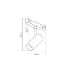 Milagro ROUND MAGNETIC TRACK 7W 4000K śr. 600mm ML8694 Milagro ROUND MAGNETIC TRACK 7W 4000K śr. 600mm ML8694