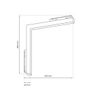 Milagro MAGNETIC TRACK L-DOWN 24W 4000K ML7166 Milagro MAGNETIC TRACK L-DOWN 24W 4000K ML7166