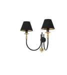 Aldex Kinkiet Roma 2 Czarny 2 x max 10W LED (1118D1) Aldex Kinkiet Roma 2 Czarny 2 x max 10W LED (1118D1)