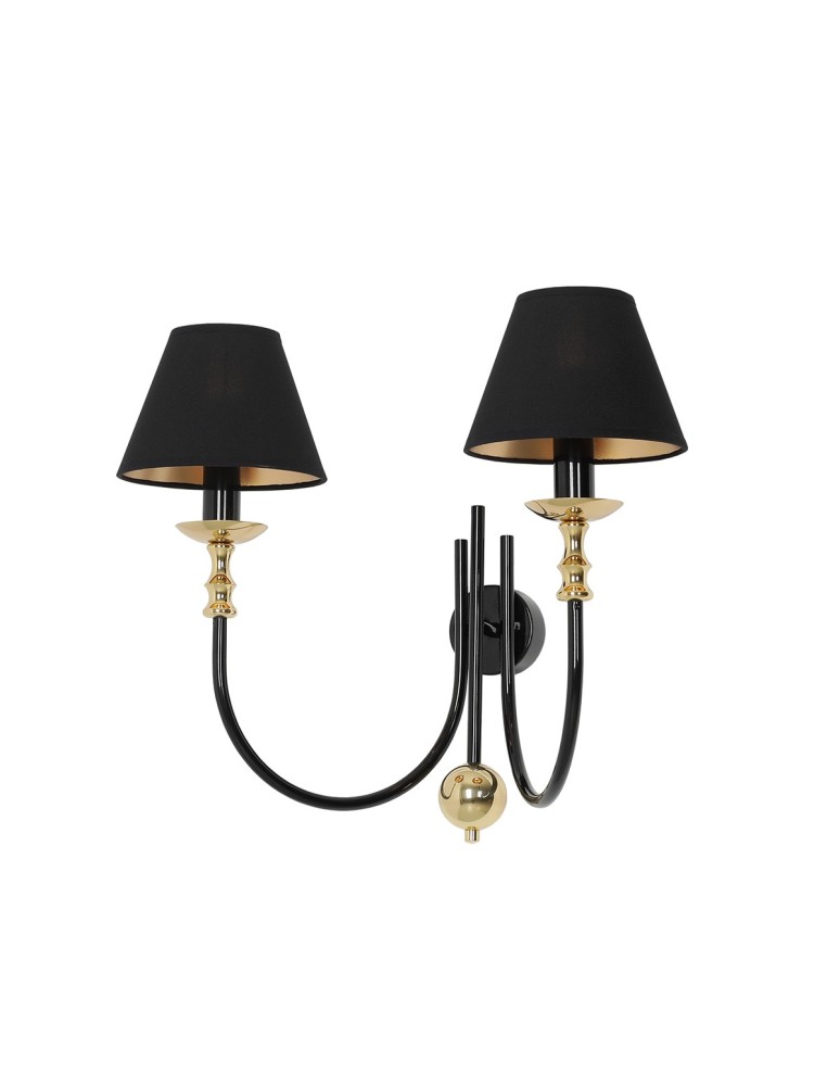 Aldex Kinkiet Roma 2 Czarny 2 x max 10W LED (1118D1) Aldex Kinkiet Roma 2 Czarny 2 x max 10W LED (1118D1)
