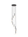 Aldex Lampa Wisząca Riu 9 All Czarny 9 x max 5W LED (1117N1)