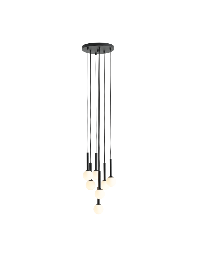 Aldex Lampa Wisząca Riu 7 All Czarny 7 x max 5W LED (1117T1) Aldex Lampa Wisząca Riu 7 All Czarny 7 x max 5W LED (1117T1)