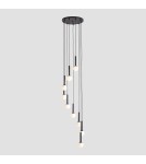 Aldex Lampa Wisząca Riu 9 All Czarny 9 x max 5W LED (1117N1) Aldex Lampa Wisząca Riu 9 All Czarny 9 x max 5W LED (1117N1)