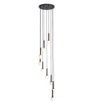 Aldex Lampa Wisząca Riu 9 All Czarny 9 x max 5W LED (1117N1) Aldex Lampa Wisząca Riu 9 All Czarny 9 x max 5W LED (1117N1)