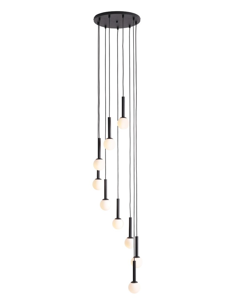 Aldex Lampa Wisząca Riu 9 All Czarny 9 x max 5W LED (1117N1) Aldex Lampa Wisząca Riu 9 All Czarny 9 x max 5W LED (1117N1)