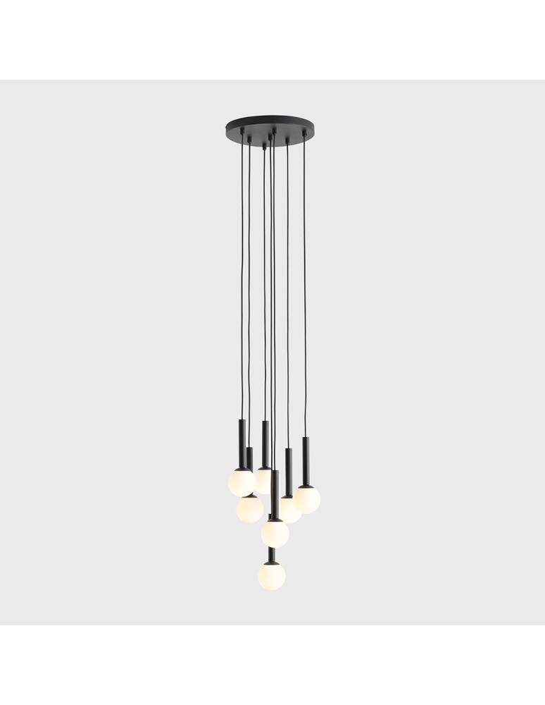 Aldex Lampa Wisząca Riu 7 All Czarny 7 x max 5W LED (1117T1) Aldex Lampa Wisząca Riu 7 All Czarny 7 x max 5W LED (1117T1)