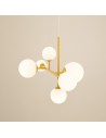 Aldex Lampa Wisząca Dione 6 Mustard 4 x max 10W LED / 2 x max 15W LED (1092K14)