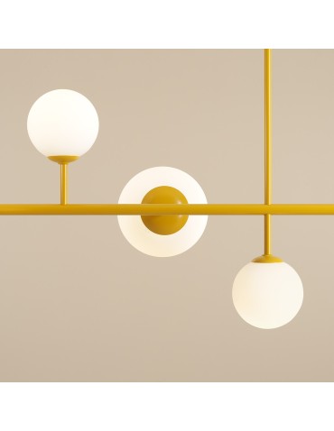 Aldex Lampa Wisząca Dione 6 Mustard 4 x max 10W LED / 2 x max 15W LED (1092K14) - produkt 2