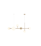 Aldex Lampa Wisząca Dione 6 Beige 4 x max 10W LED / 2 x max 15W LED (1092K17) Aldex Lampa Wisząca Dione 6 Beige 4 x max 10W LED / 2 x max 15W LED (1092K17)