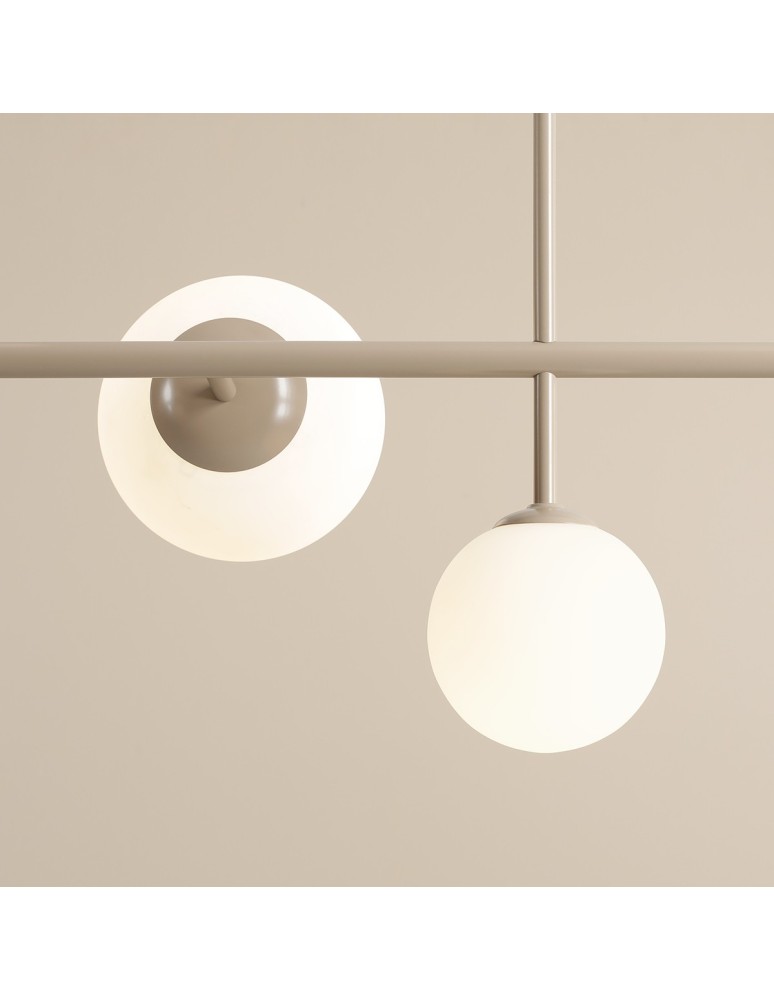 Aldex Lampa Wisząca Dione 6 Beige 4 x max 10W LED / 2 x max 15W LED (1092K17) Aldex Lampa Wisząca Dione 6 Beige 4 x max 10W LED / 2 x max 15W LED (1092K17)