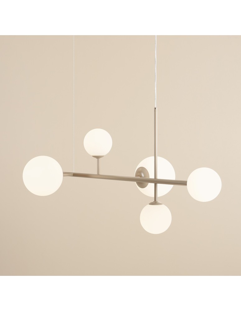 Aldex Lampa Wisząca Dione 6 Beige 4 x max 10W LED / 2 x max 15W LED (1092K17) Aldex Lampa Wisząca Dione 6 Beige 4 x max 10W LED / 2 x max 15W LED (1092K17)