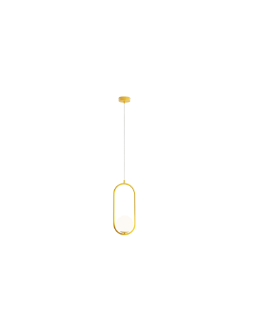 Aldex Lampa Wisząca Riva Mustard 1 x max 10W LED (1086G14)