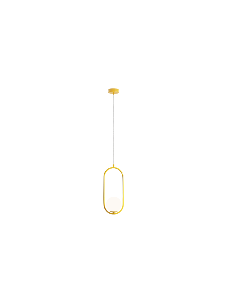 Aldex Lampa Wisząca Riva Mustard 1 x max 10W LED (1086G14)