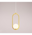 Lampy wiszące żółte - Aldex Lampa Wisząca Riva Mustard 1 x max 10W LED (1086G14) - product 2