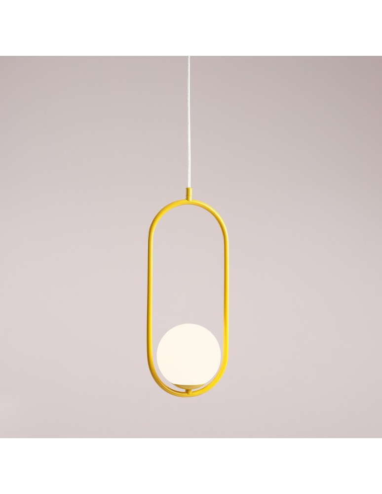 Aldex Lampa Wisząca Riva Mustard 1 x max 10W LED (1086G14)