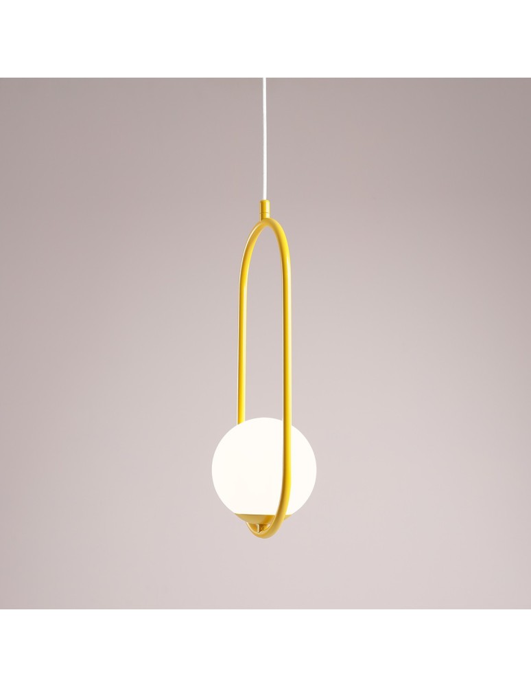 Aldex Lampa Wisząca Riva Mustard 1 x max 10W LED (1086G14)