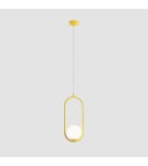 Lampy wiszące żółte - Aldex Lampa Wisząca Riva Mustard 1 x max 10W LED (1086G14) - product 5