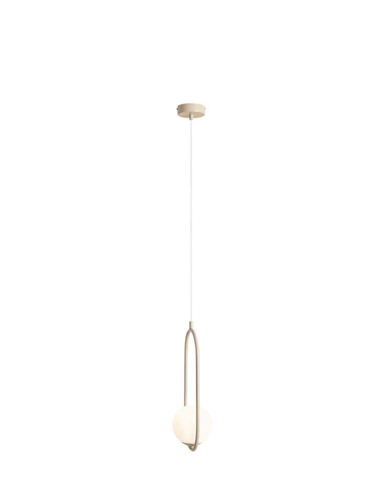 Aldex Lampa Wisząca Riva Beige 1 x max 10W LED (1086G17)