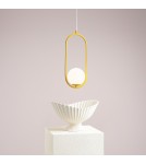 Lampy wiszące żółte - Aldex Lampa Wisząca Riva Mustard 1 x max 10W LED (1086G14) - product 6
