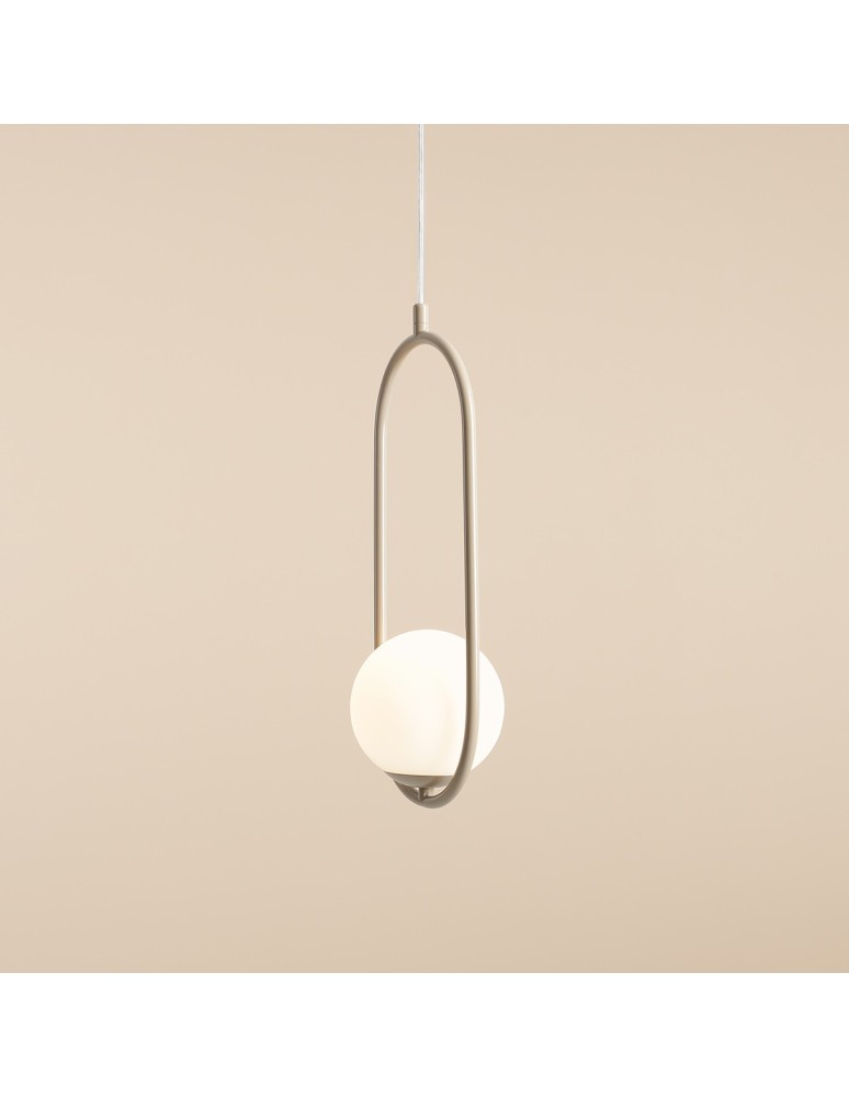 Aldex Lampa Wisząca Riva Beige 1 x max 10W LED (1086G17)