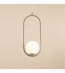 Lampy wiszące beżowe - Aldex Lampa Wisząca Riva Beige 1 x max 10W LED (1086G17) - product 4