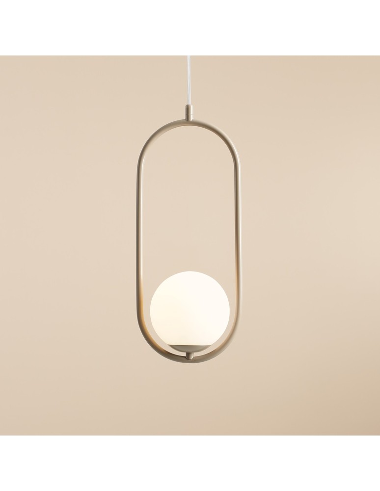 Aldex Lampa Wisząca Riva Beige 1 x max 10W LED (1086G17)