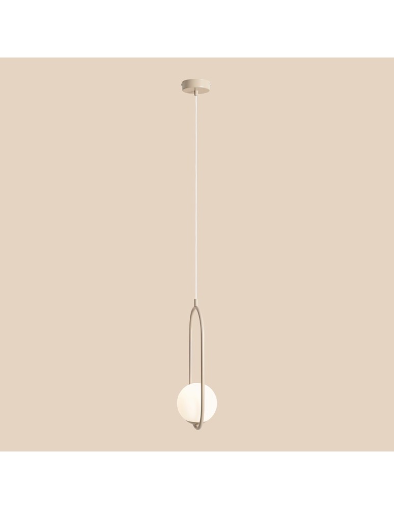 Aldex Lampa Wisząca Riva Beige 1 x max 10W LED (1086G17)