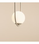 Lampy wiszące beżowe - Aldex Lampa Wisząca Riva Beige 1 x max 10W LED (1086G17) - product 6