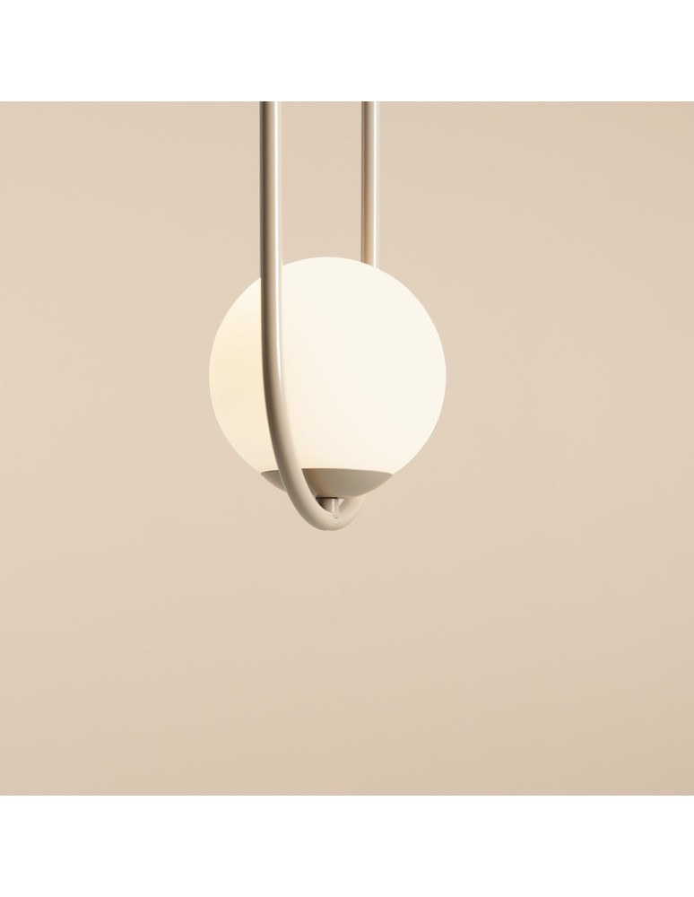 Aldex Lampa Wisząca Riva Beige 1 x max 10W LED (1086G17)