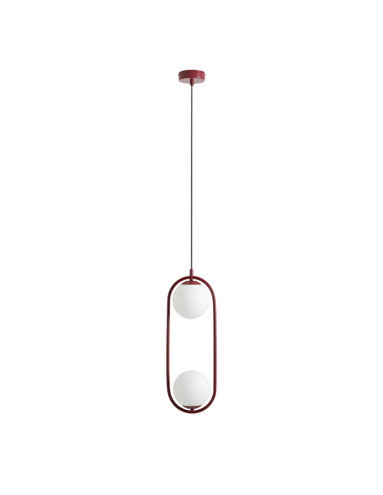 Aldex Lampa Wisząca Riva 2 Red Wine 2 x max 10W LED (1086H15)