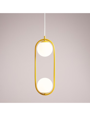 Aldex Lampa Wisząca Riva 2 Mustard 2 x max 10W LED (1086H14) - produkt 2