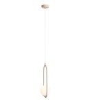 Lampy wiszące beżowe - Aldex Lampa Wisząca Riva Beige 1 x max 10W LED (1086G17) - product 1