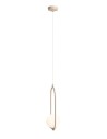 Aldex Lampa Wisząca Riva Beige 1 x max 10W LED (1086G17)