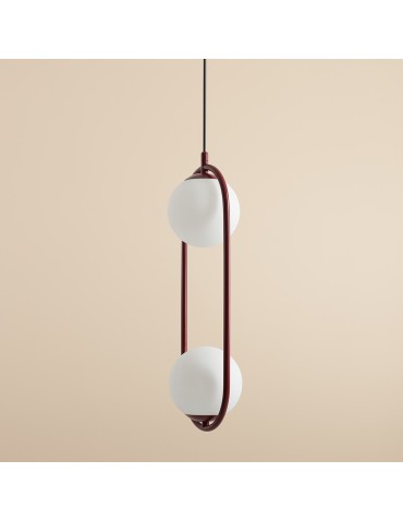 Aldex Lampa Wisząca Riva 2 Red Wine 2 x max 10W LED (1086H15) - produkt 2
