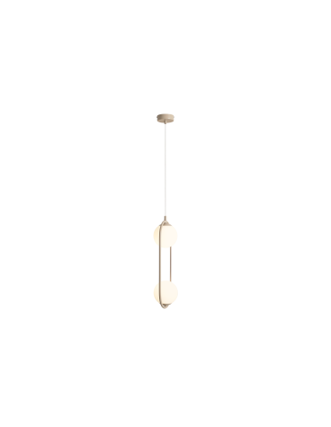 Aldex Lampa Wisząca Riva 2 Beige 2 x max 10W LED (1086H17)