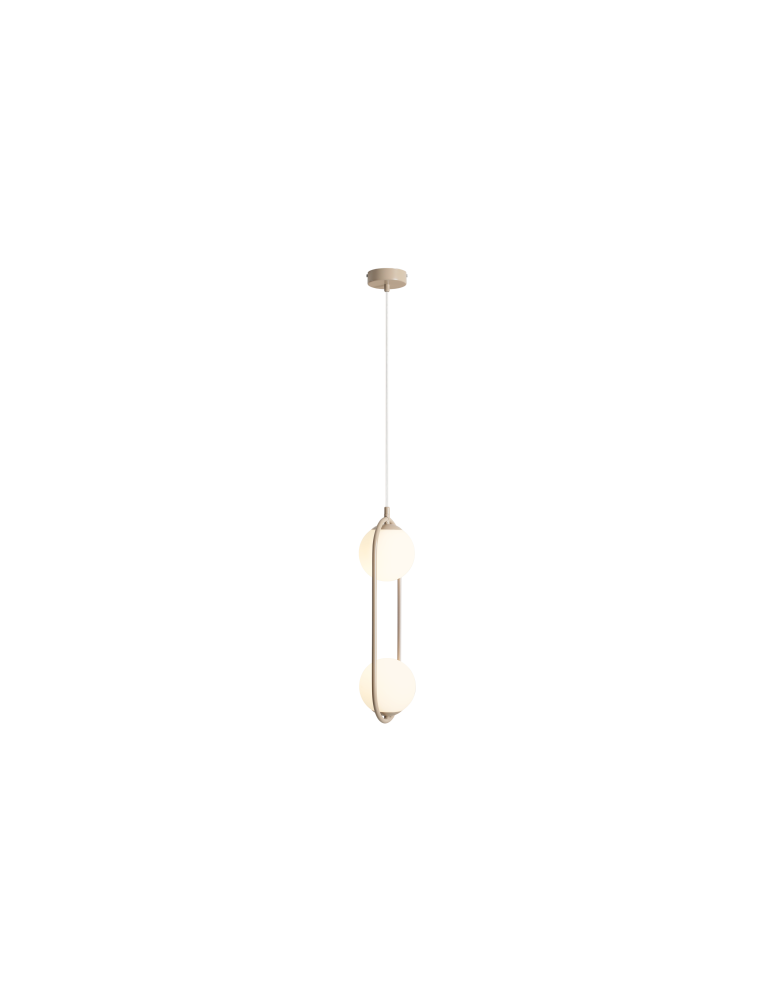 Aldex Lampa Wisząca Riva 2 Beige 2 x max 10W LED (1086H17) Aldex Lampa Wisząca Riva 2 Beige 2 x max 10W LED (1086H17)