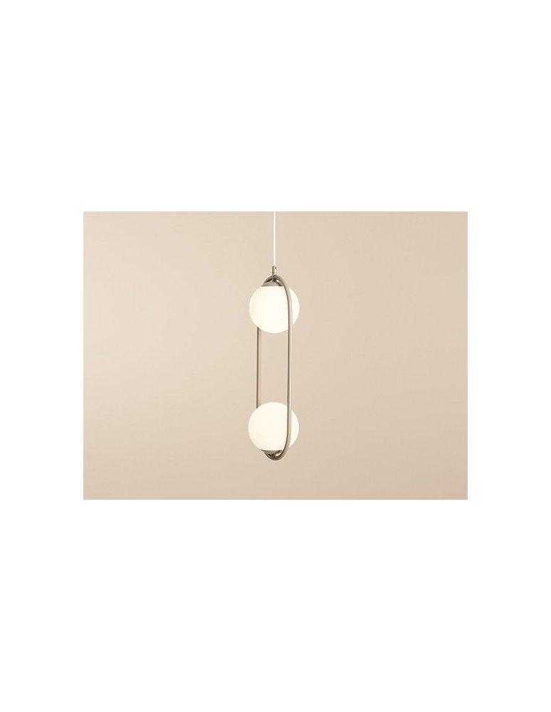 Aldex Lampa Wisząca Riva 2 Beige 2 x max 10W LED (1086H17) Aldex Lampa Wisząca Riva 2 Beige 2 x max 10W LED (1086H17)