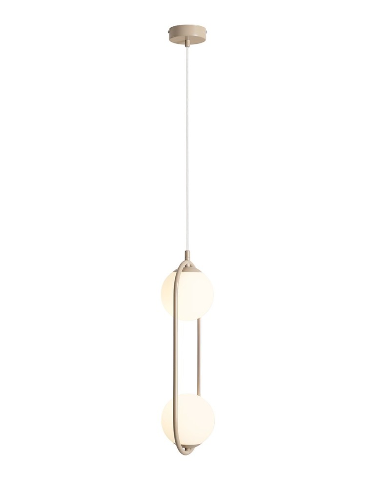 Aldex Lampa Wisząca Riva 2 Beige 2 x max 10W LED (1086H17) Aldex Lampa Wisząca Riva 2 Beige 2 x max 10W LED (1086H17)