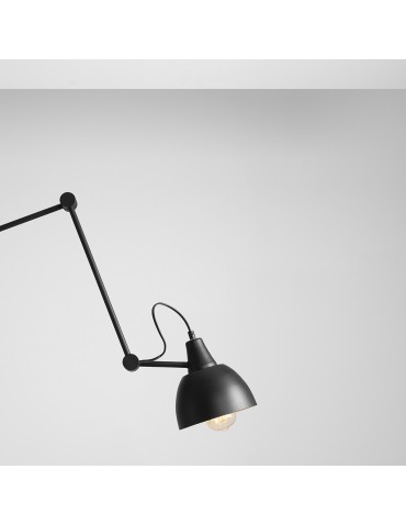 Aldex Lampa Stojąca Aida Czarny (Złoty Środek Klosza) 1 x max 15W LED (843A) - produkt 2